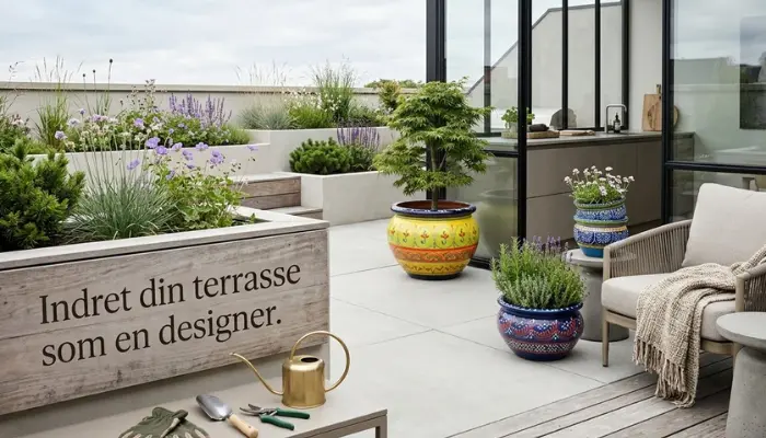 Indret din terrasse som en designer