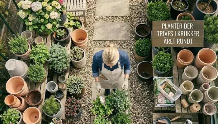 Planter der trives i krukker året rundt