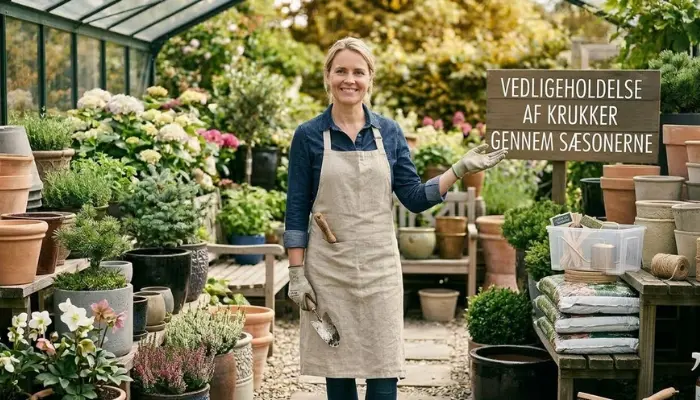 Vedligeholdelse af krukker gennem sæsonerne