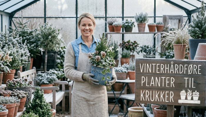 Vinterhårdføre planter til krukker
