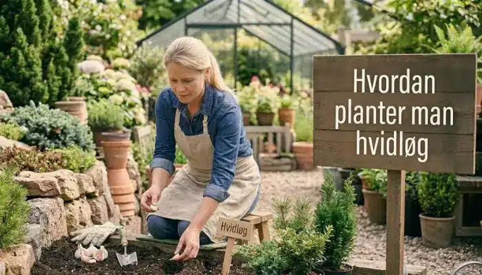 Hvordan planter man hvidløg
