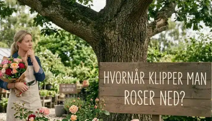 Hvornår klipper man roser ned